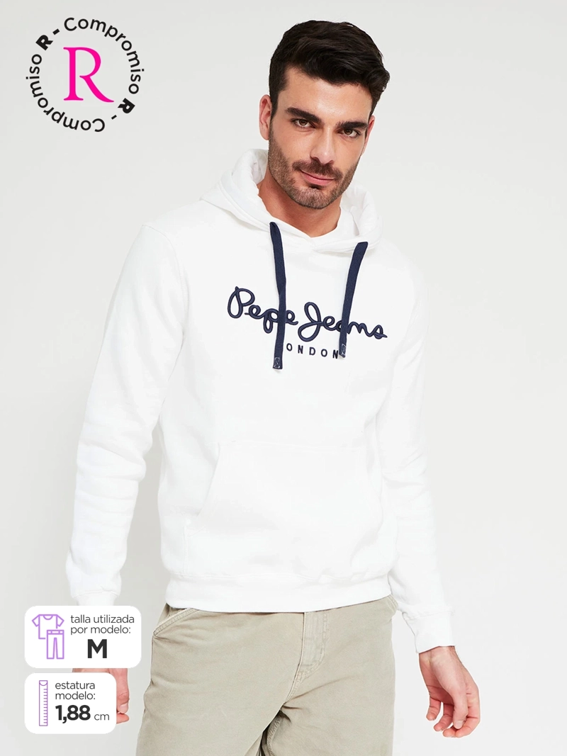 POLERÓN HOMBRE PEPE JEANS ALGODÓN BÁSICO HOODIE - 1