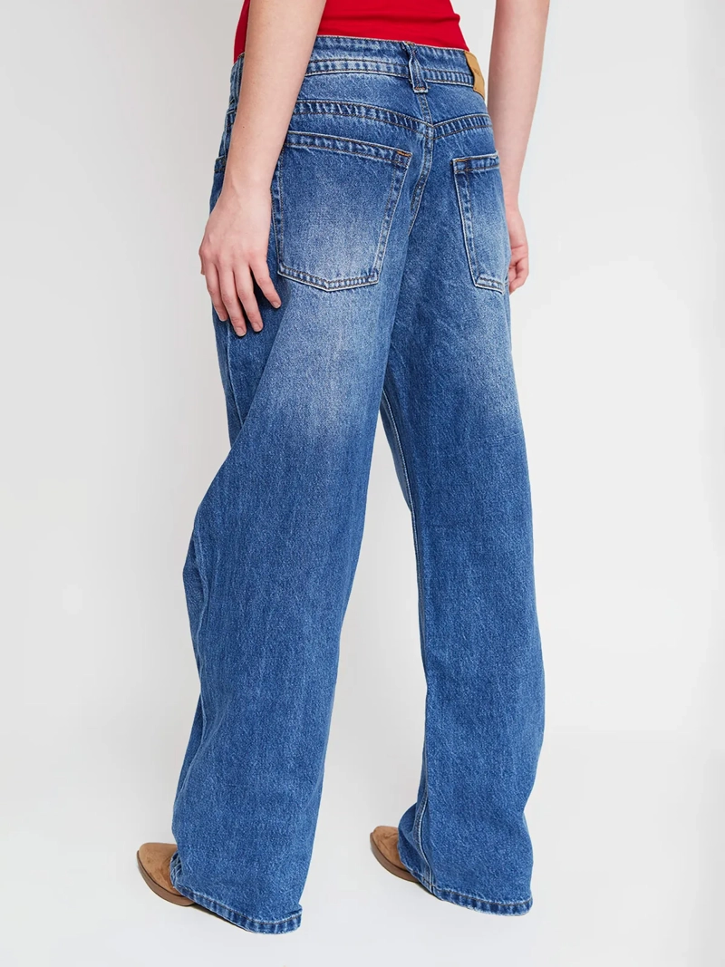 JEANS MUJER INDEX ALGODÓN TIRO BAJO - 3