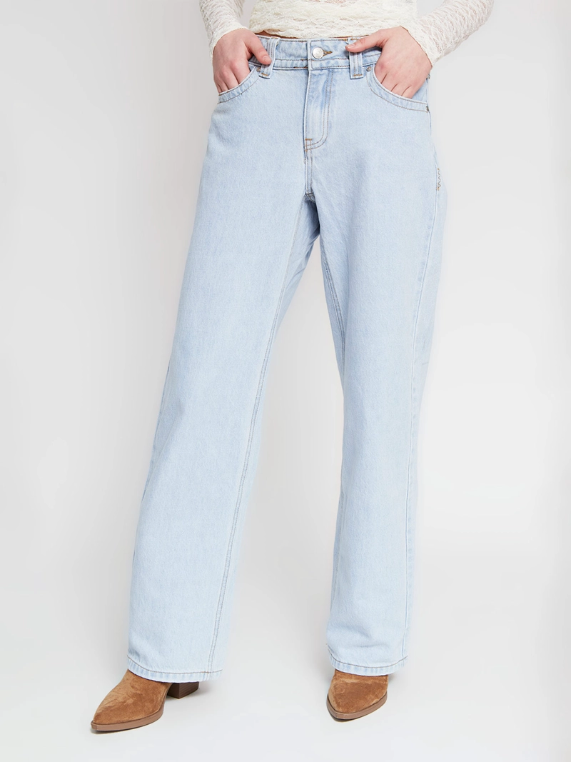JEANS MUJER INDEX ALGODÓN TIRO BAJO - 2