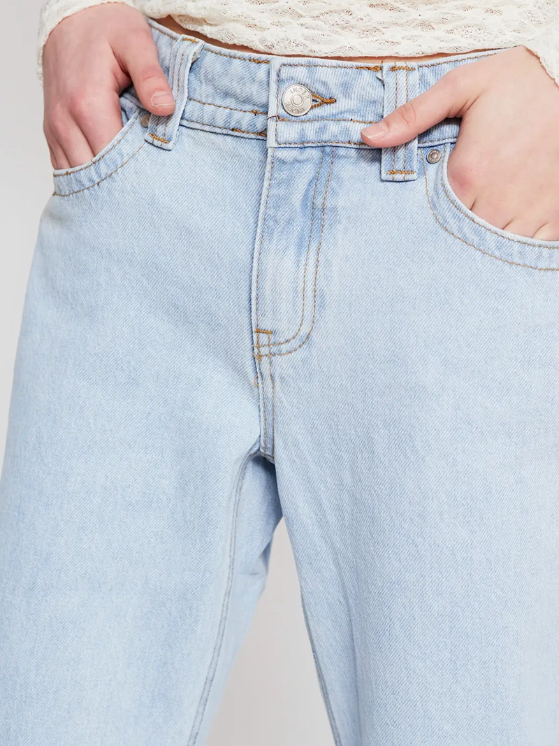 JEANS MUJER INDEX ALGODÓN TIRO BAJO - 4