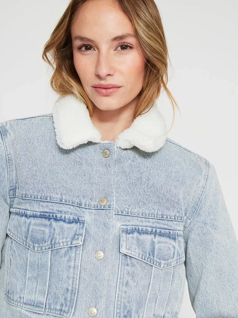 CHAQUETA MUJER INDEX ALGODÓN DENIM CHIPORRO - 3