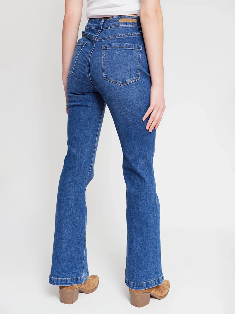 JEANS MUJER INDEX ALGODÓN FLARE - 3