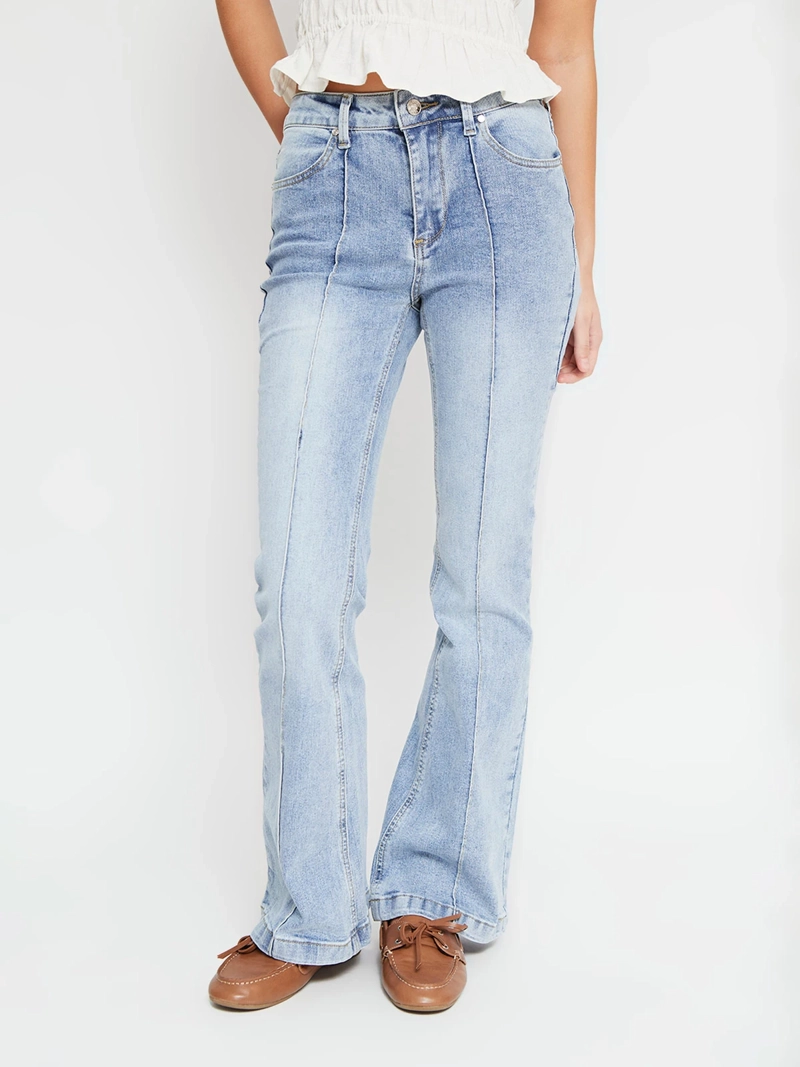 JEANS MUJER INDEX ALGODÓN FLARE - 2