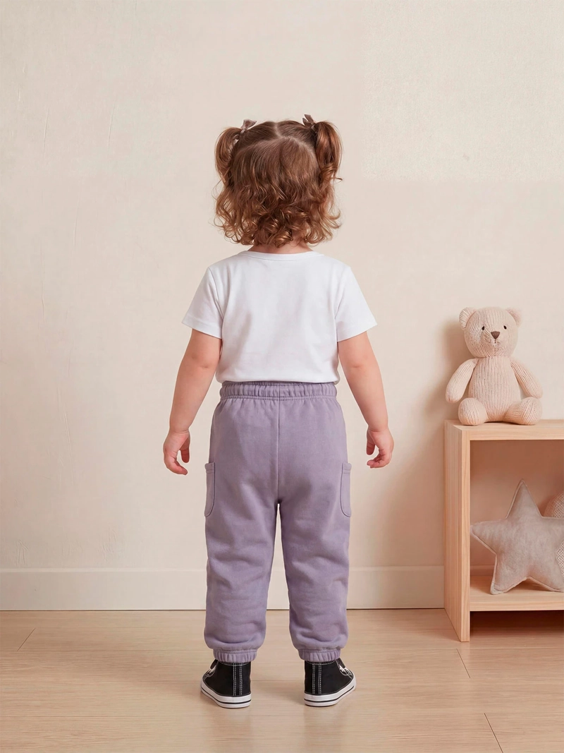 PANTALÓN DE BUZO NIÑA BABY HARVEST ALGODÓN  - 2