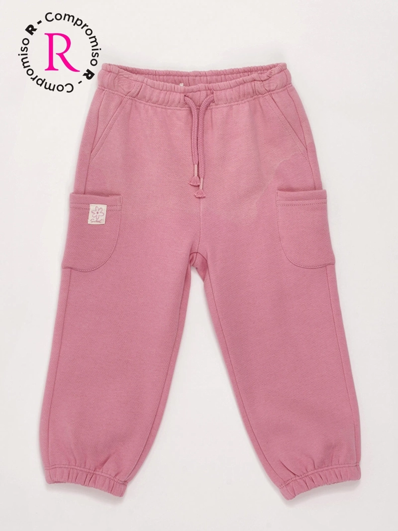 PANTALÓN DE BUZO NIÑA BABY HARVEST ALGODÓN  - 3