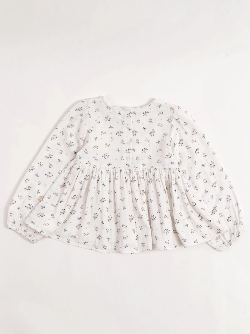 BLUSA NIÑA HARVEST MANGA LARGA ESTAMPADA - 4