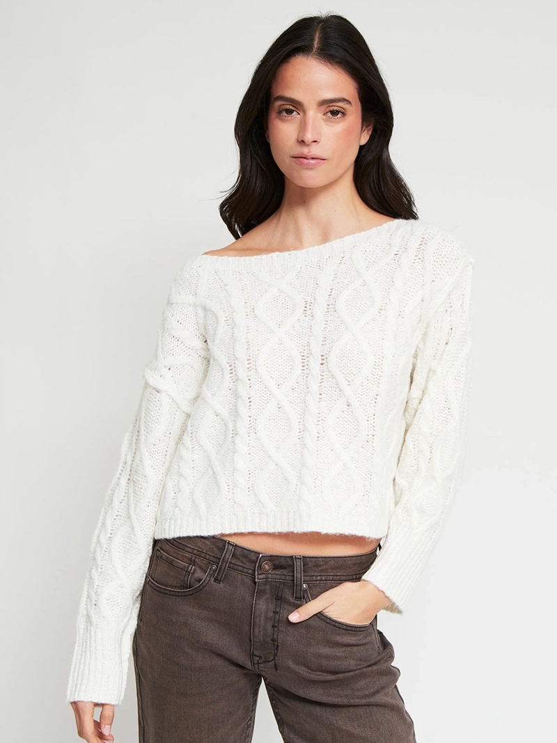 SWEATER MUJER INDEX CUELLO ANCHO MANGA LARGA - 2