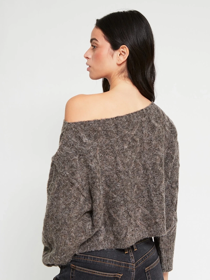 SWEATER MUJER INDEX CUELLO ANCHO MANGA LARGA - 3