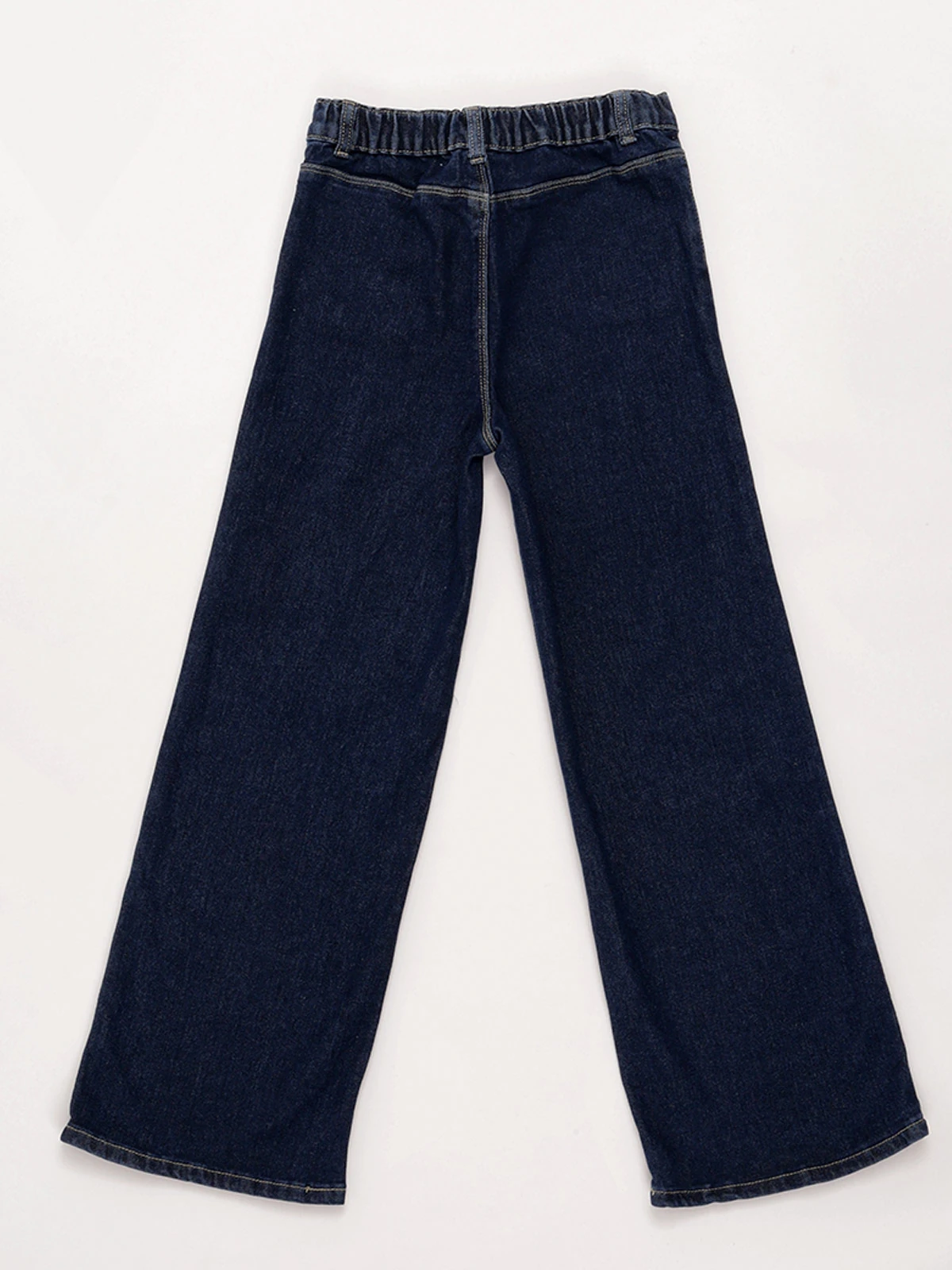 JEANS NIÑA HARVEST ALGODÓN WIDE RECTO BORDADO - 4