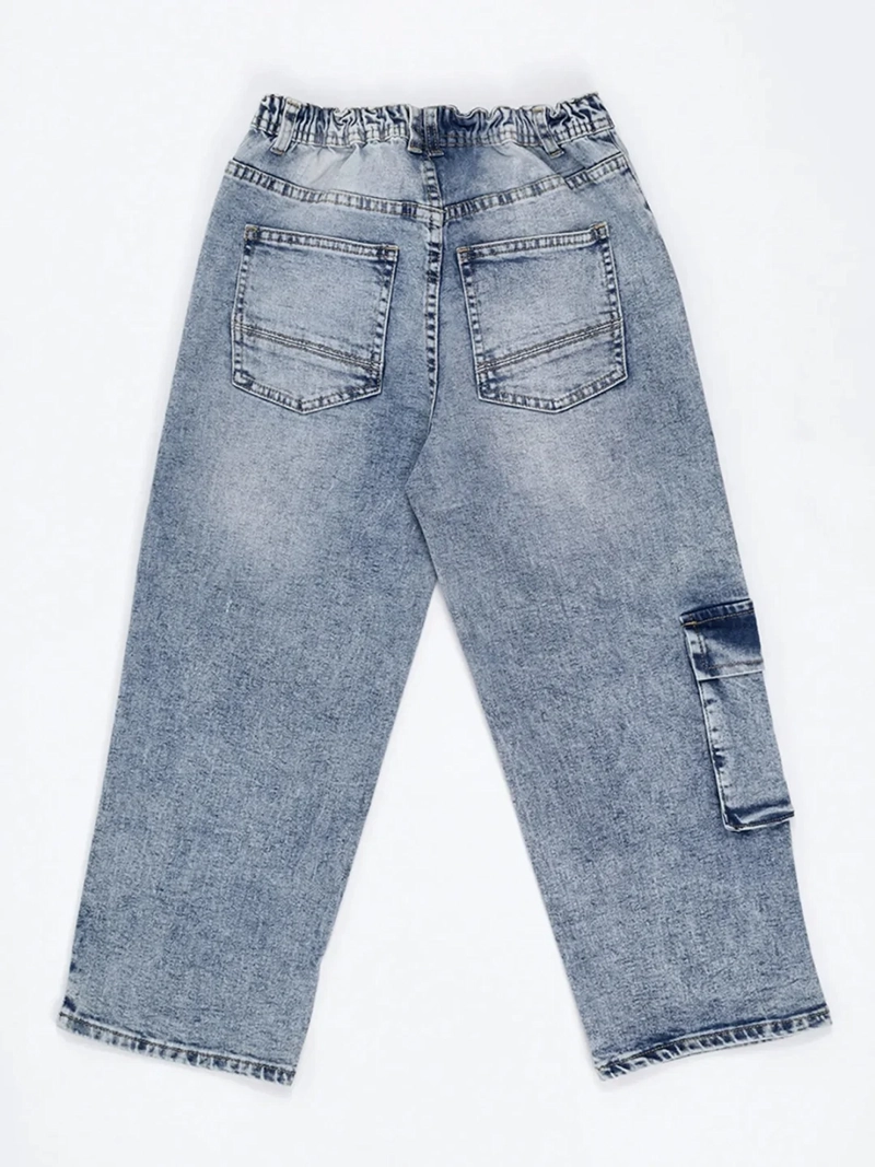 JEANS NIÑA HARVEST CINTURA ELASTICADA - 4