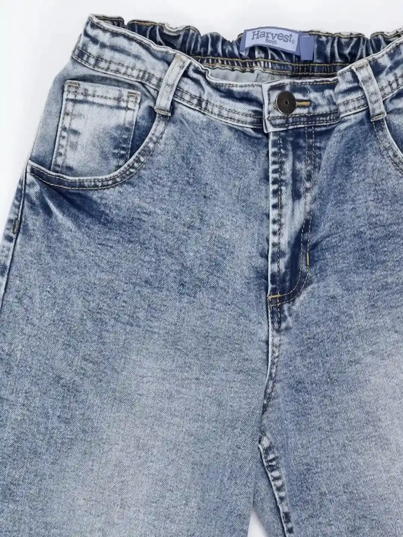 JEANS NIÑA HARVEST CINTURA ELASTICADA - 5