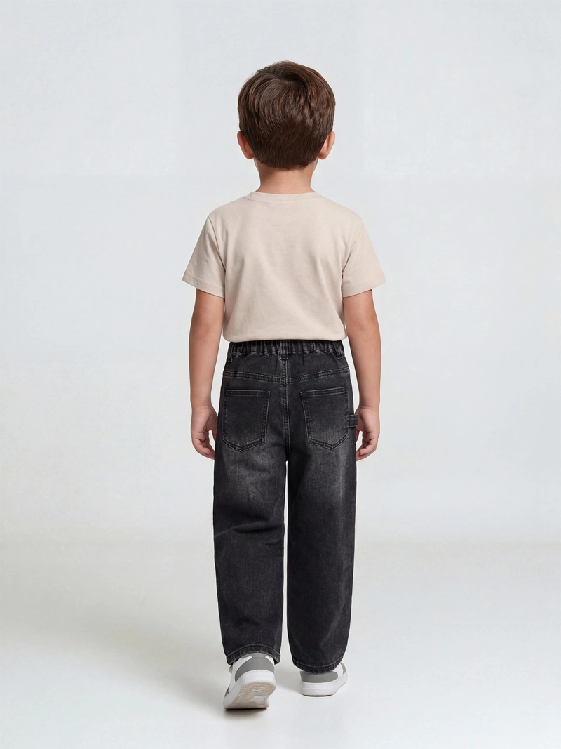 JEANS NIÑO HARVEST CINTURA ELASTICADA - 2