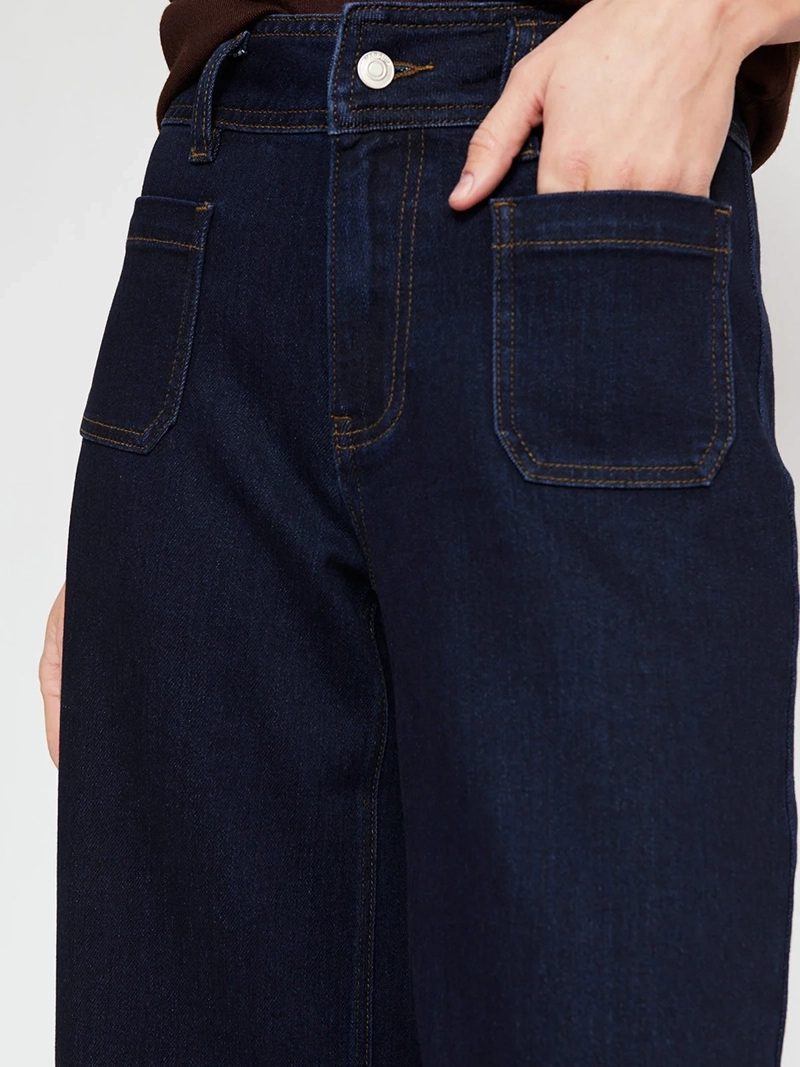 JEANS MUJER MARQUIS ALGODÓN BOTA DOBLADA - 4
