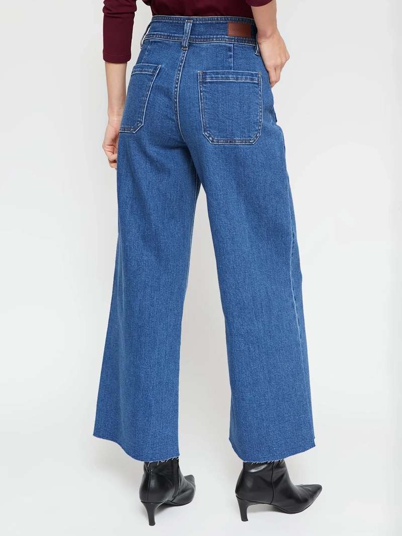 JEANS MUJER MARQUIS ALGODÓN BOTA DOBLADA - 3