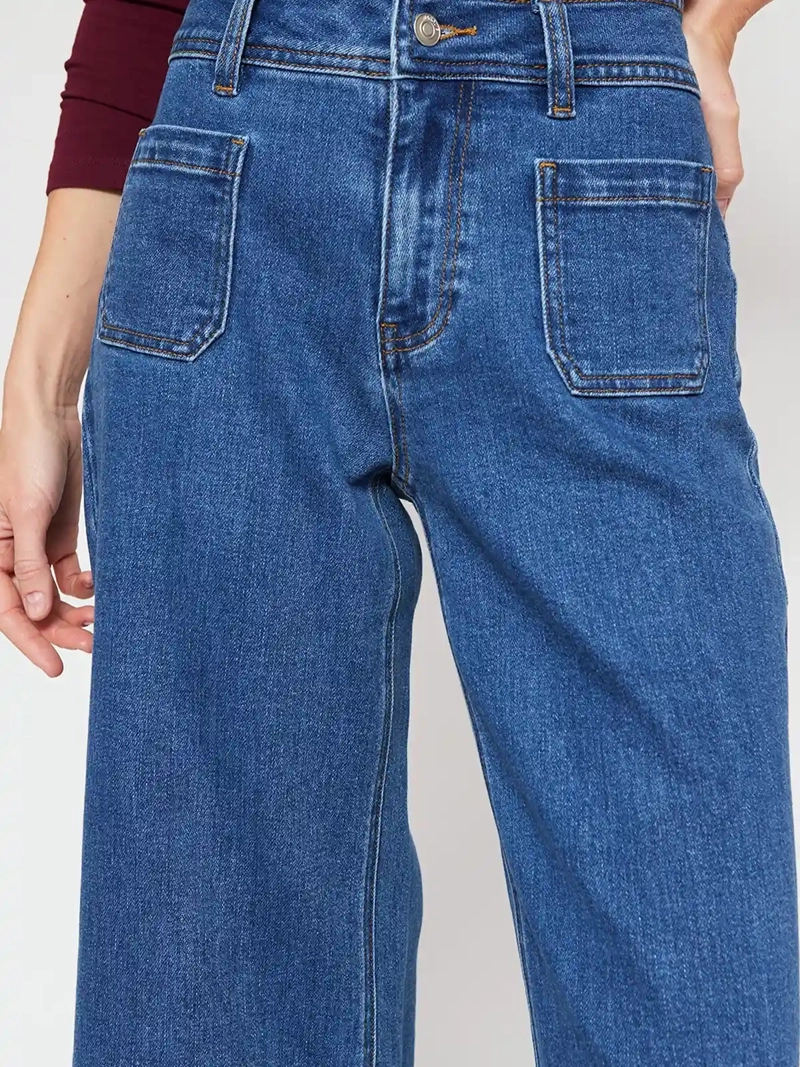 JEANS MUJER MARQUIS ALGODÓN BOTA DOBLADA - 4