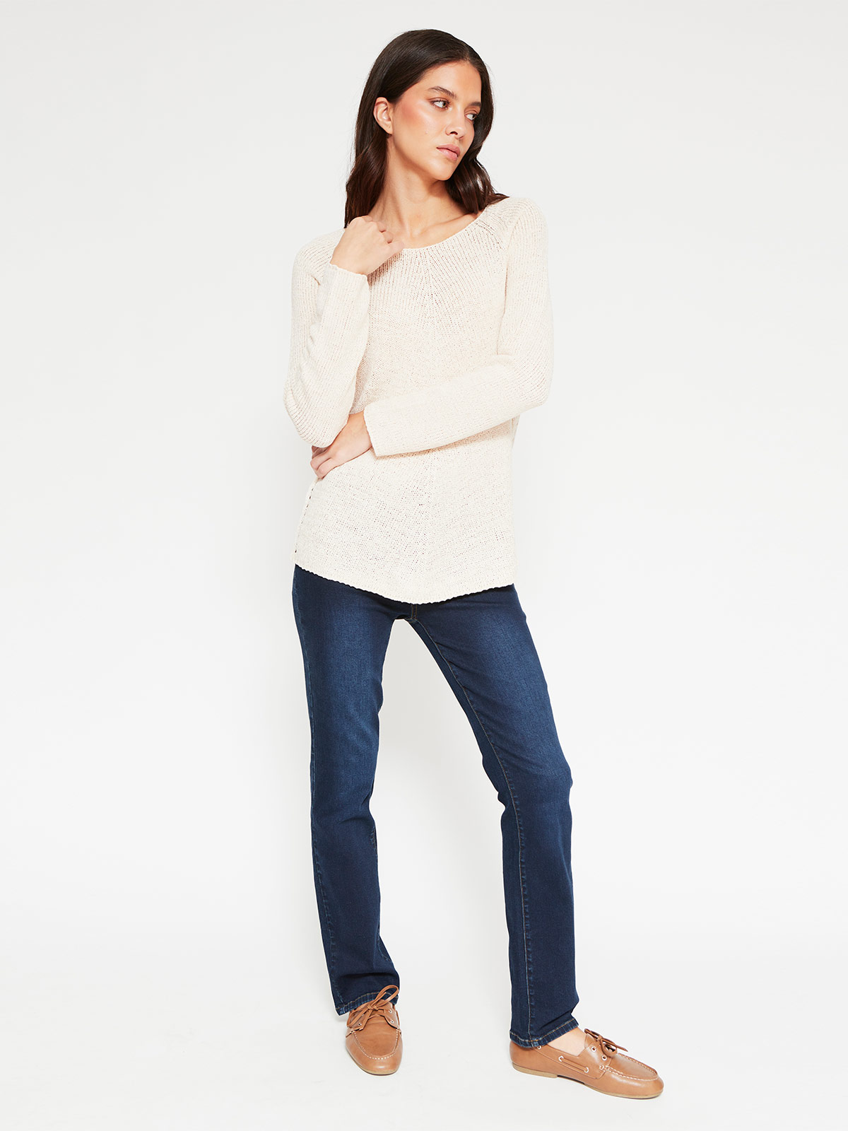 SWEATER MUJER AZIZ MANGA LARGA - 4