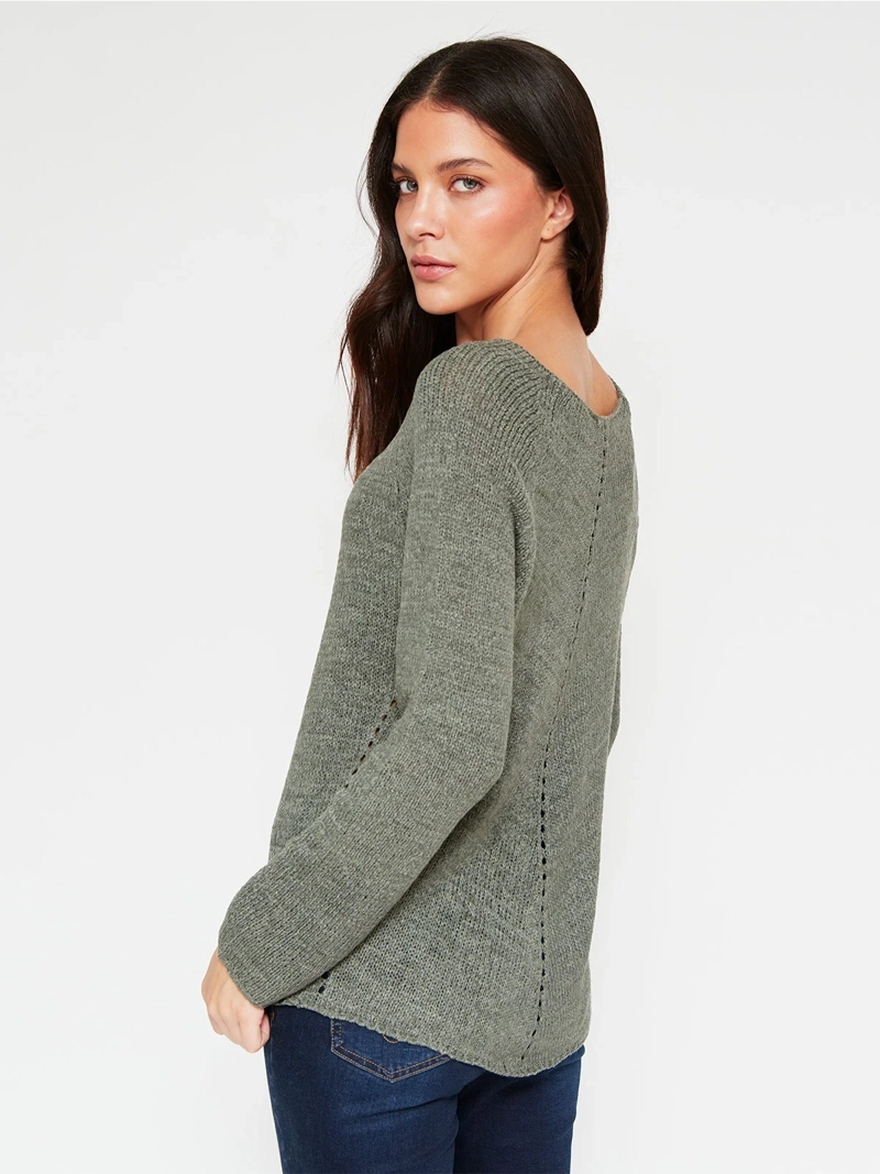 SWEATER MUJER AZIZ MANGA LARGA - 2