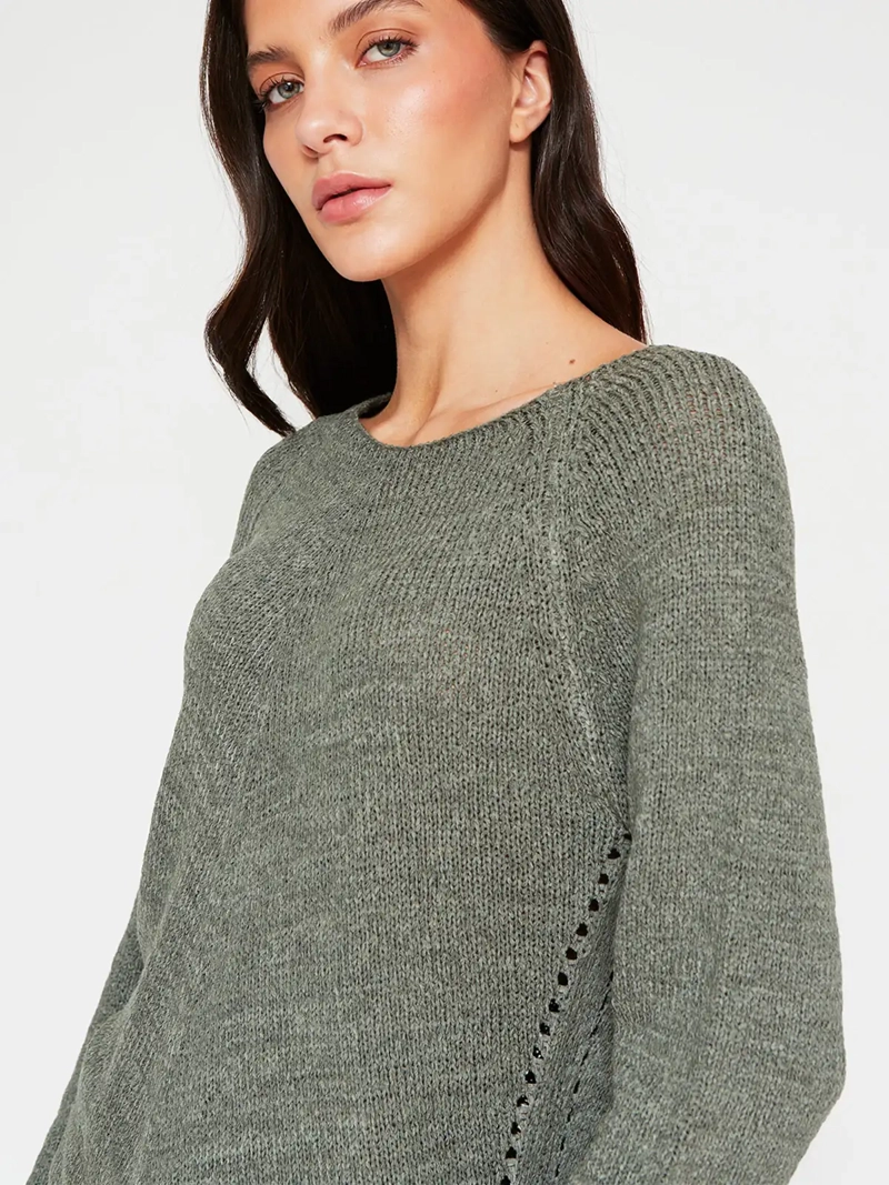SWEATER MUJER AZIZ MANGA LARGA - 3