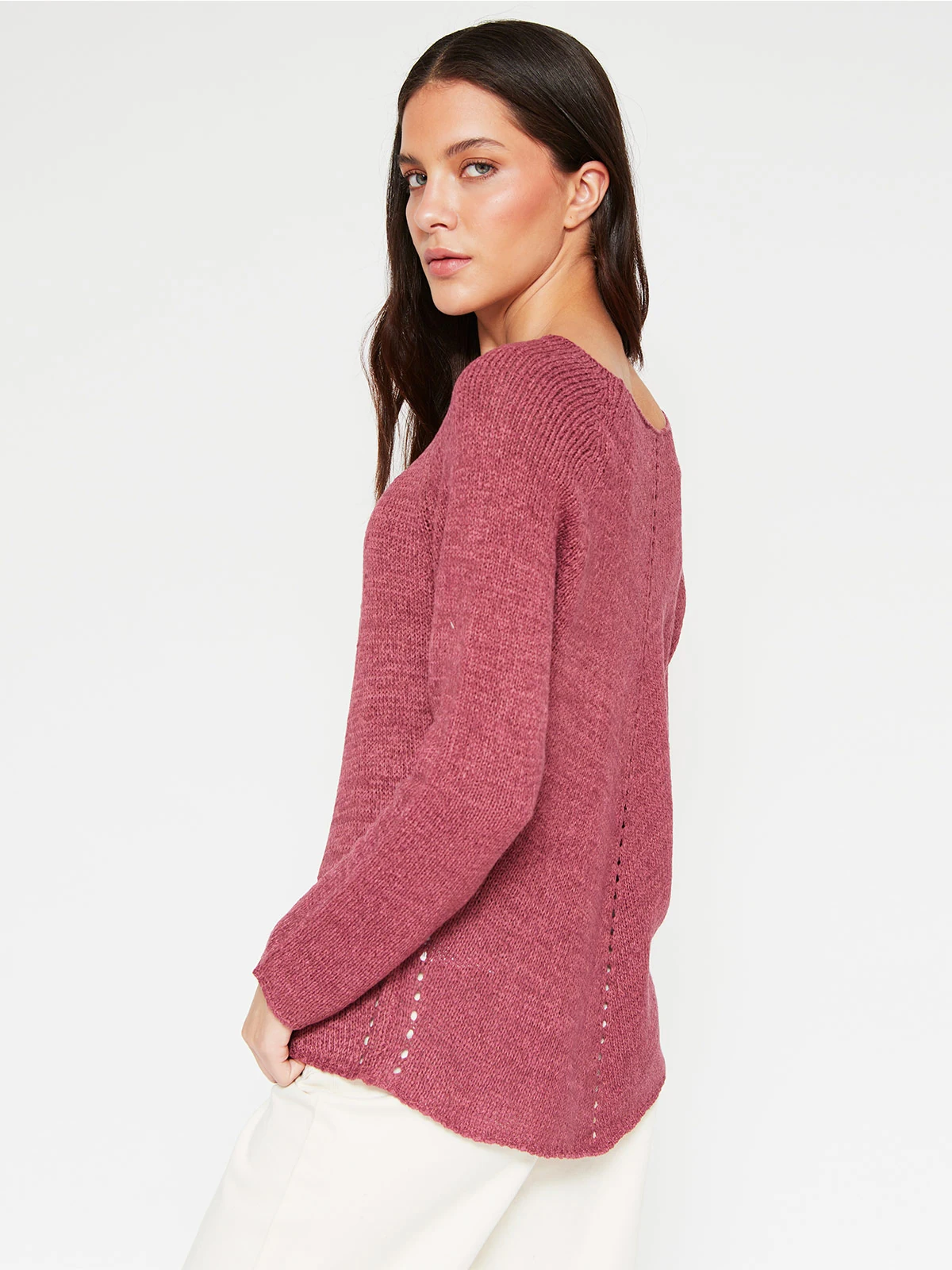 SWEATER MUJER AZIZ MANGA LARGA - 2