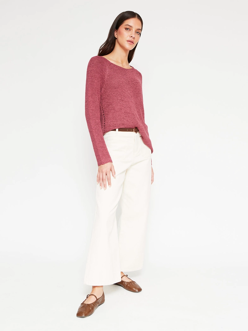 SWEATER MUJER AZIZ MANGA LARGA - 4