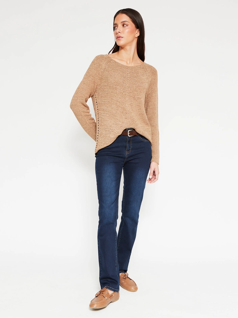SWEATER MUJER AZIZ MANGA LARGA - 4