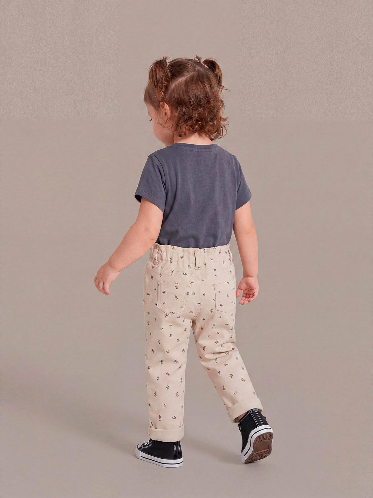 PANTALÓN NIÑA BABY HARVEST ALGODÓN BAGGY - 2