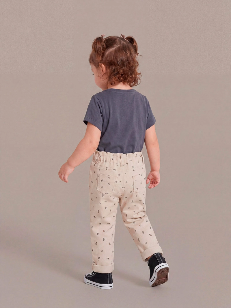 PANTALÓN NIÑA BABY HARVEST ALGODÓN BAGGY - 2