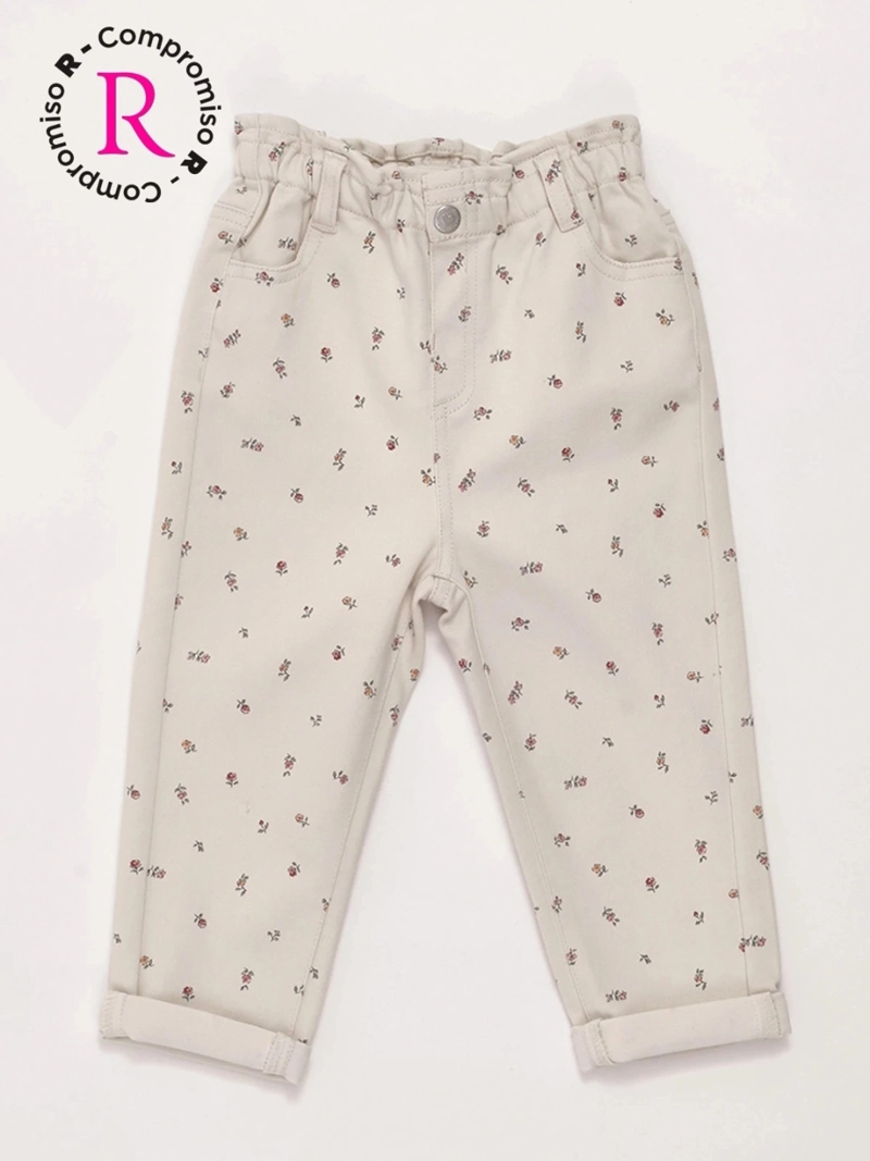 PANTALÓN NIÑA BABY HARVEST ALGODÓN BAGGY - 3