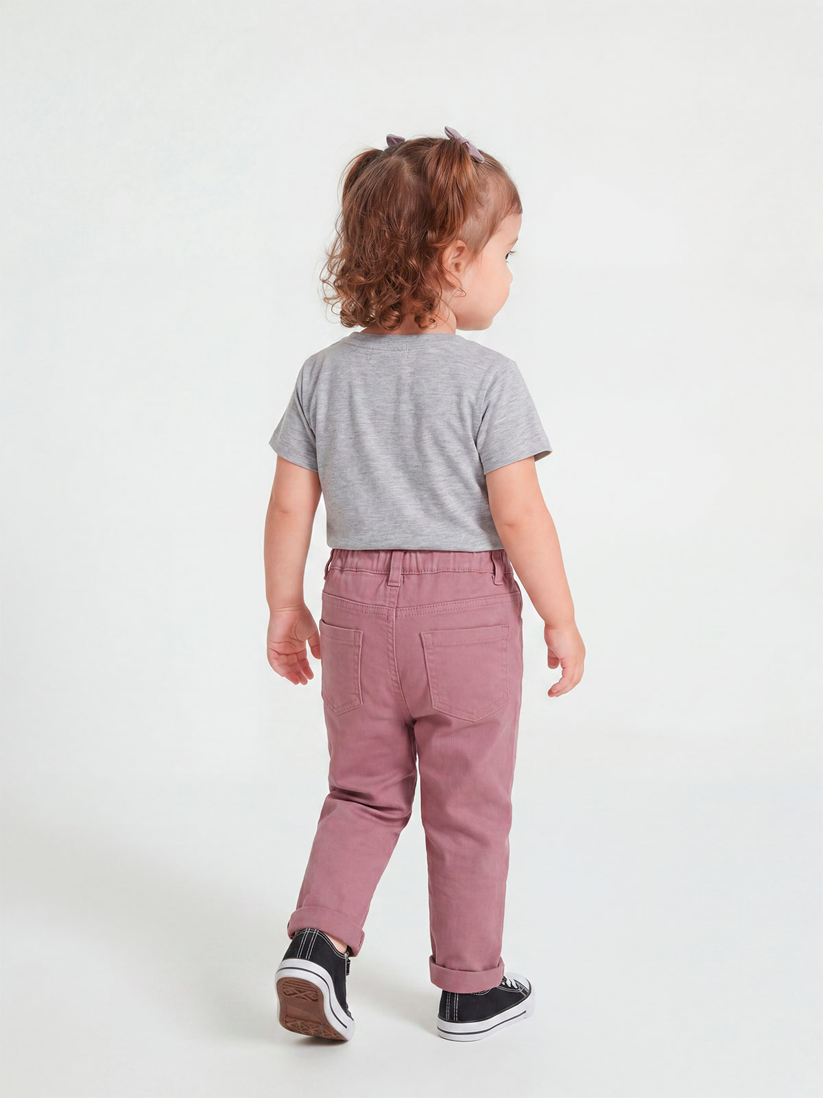 PANTALÓN NIÑA BABY HARVEST ALGODÓN BAGGY - 2