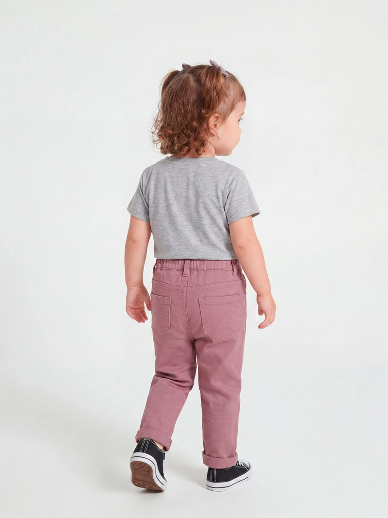 PANTALÓN NIÑA BABY HARVEST ALGODÓN BAGGY - 2
