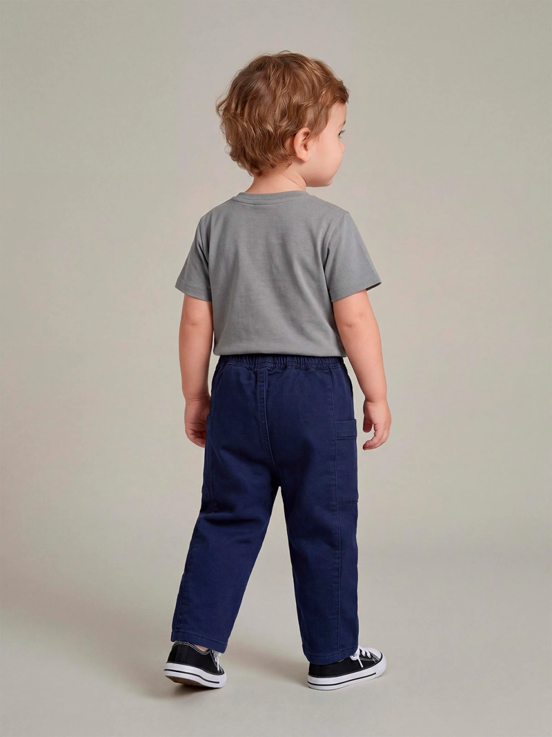 PANTALÓN NIÑO BABY HARVEST ALGODÓN GABARDINA - 2
