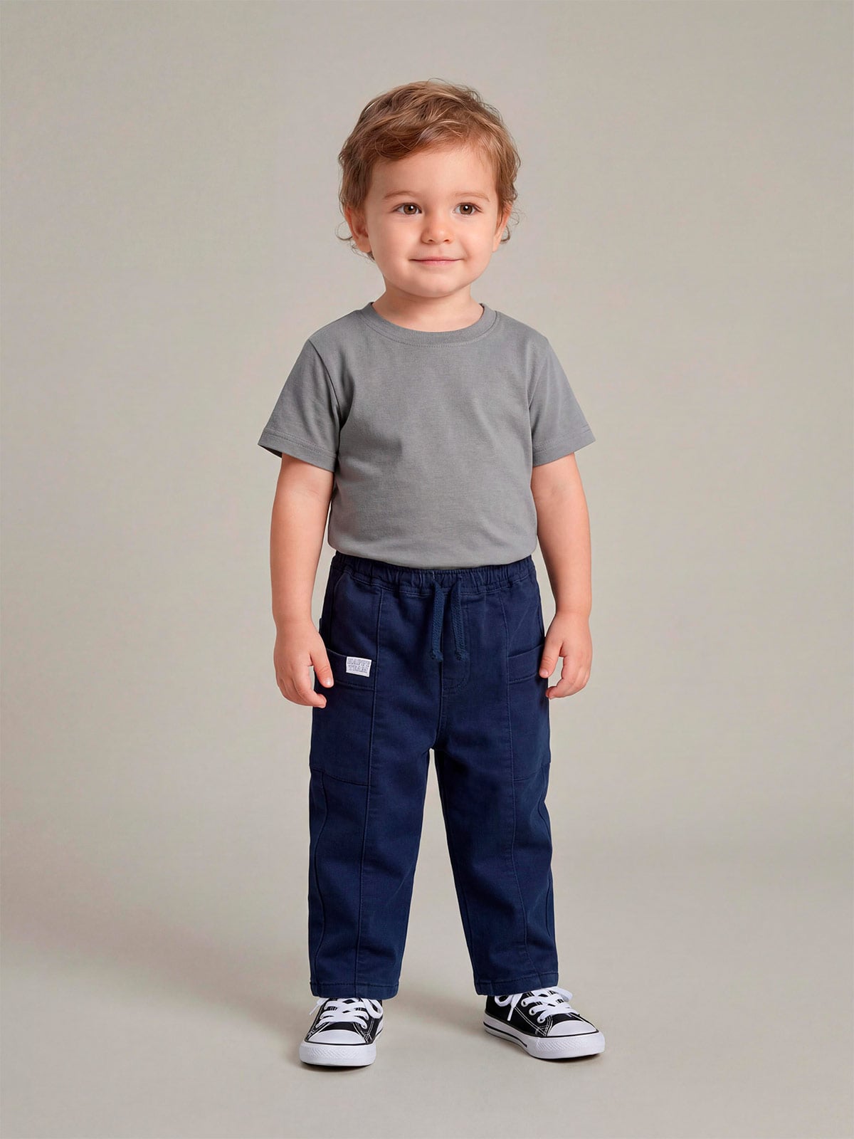 PANTALÓN NIÑO BABY HARVEST ALGODÓN GABARDINA