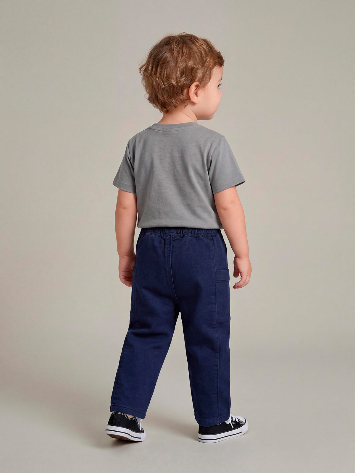 PANTALÓN NIÑO BABY HARVEST ALGODÓN GABARDINA - 2