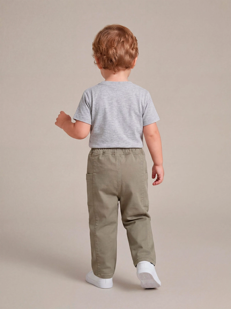 PANTALÓN NIÑO BABY HARVEST ALGODÓN GABARDINA - 2