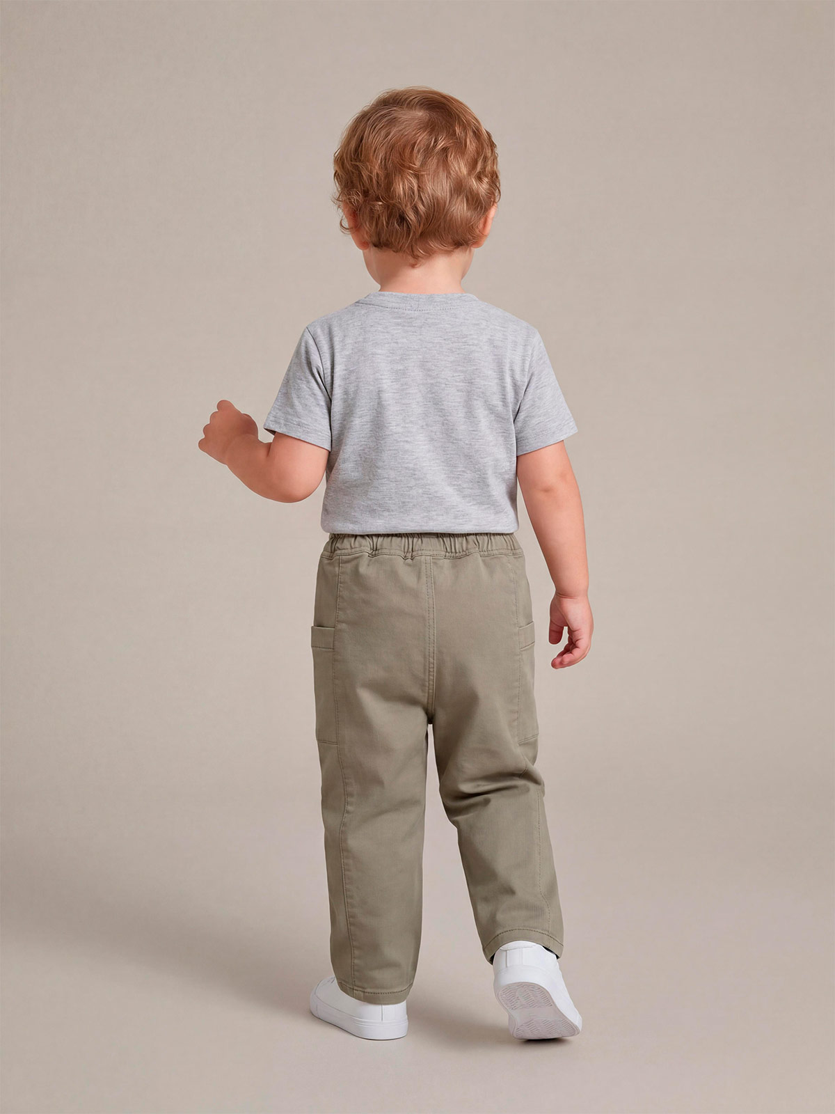 PANTALÓN NIÑO BABY HARVEST ALGODÓN GABARDINA - 2