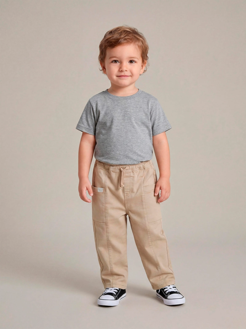PANTALÓN NIÑO BABY HARVEST ALGODÓN GABARDINA - 1