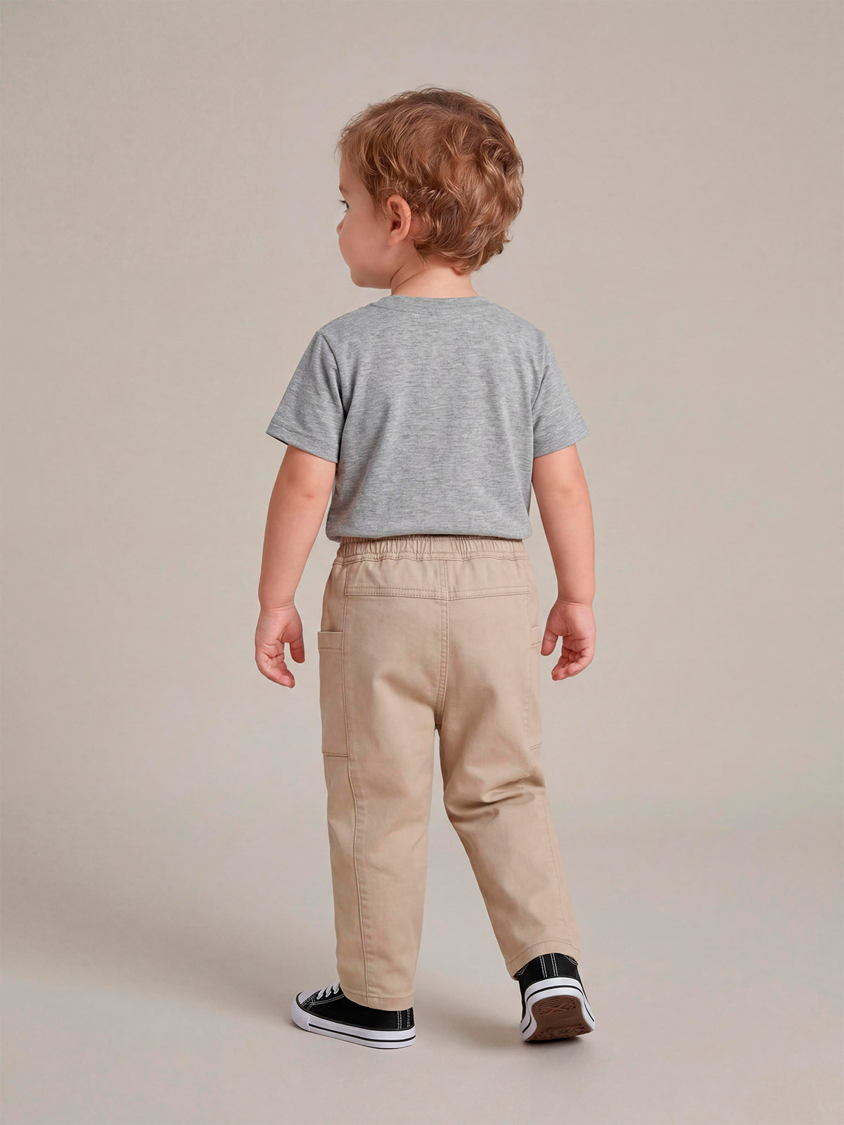 PANTALÓN NIÑO BABY HARVEST ALGODÓN GABARDINA - 2