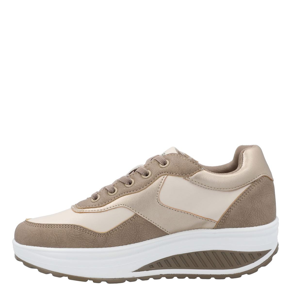 ZAPATILLAS MUJER AZALEIA CASUALES BEIGE WHITNEY - 4