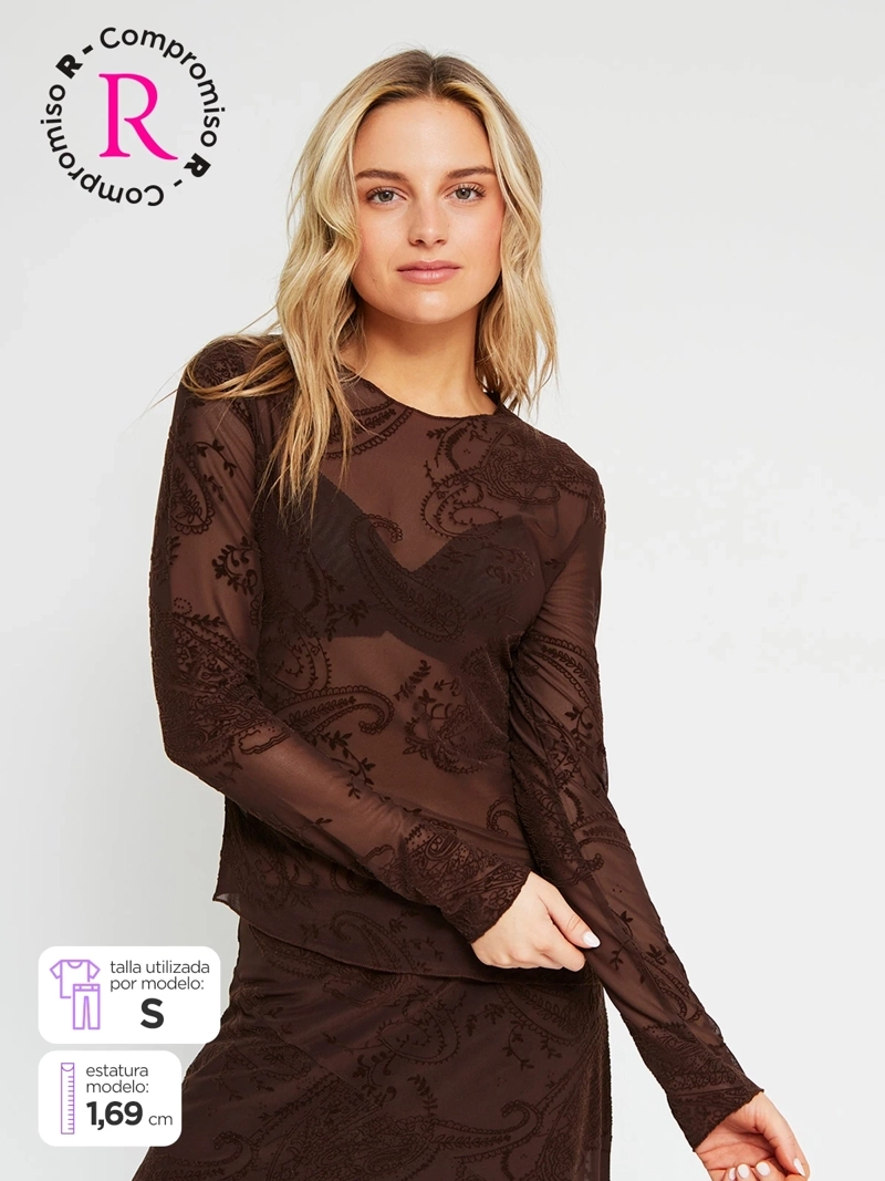 POLERA MUJER INDEX MANGA LARGA DISEÑO - 1