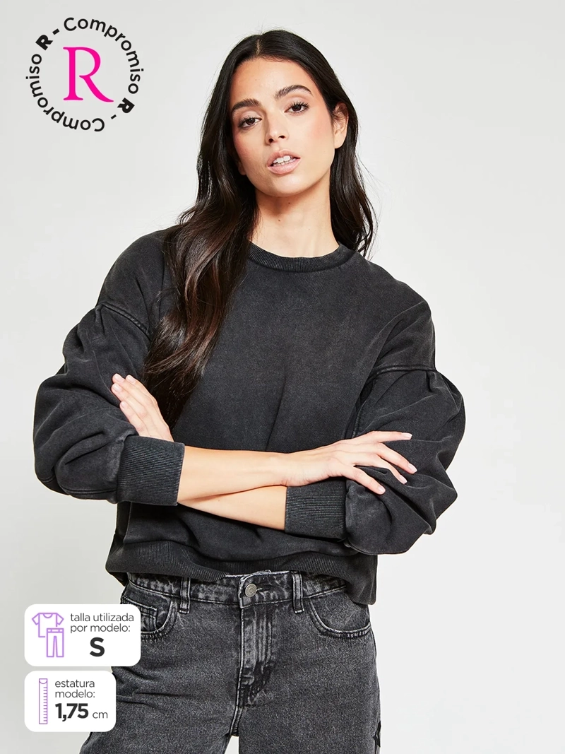 POLERÓN MUJER PEPE JEANS ALGODÓN BORDADO - 1
