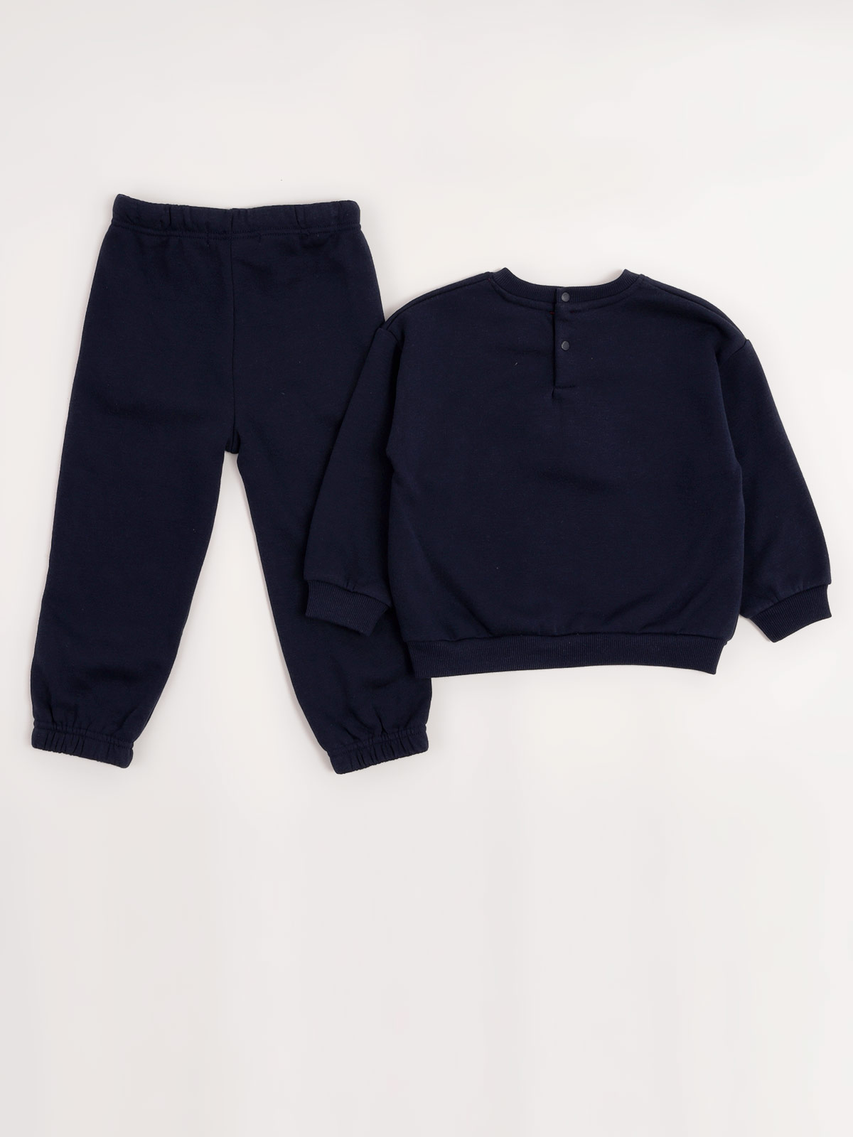 CONJUNTO POLERÓN + PANTALÓN DE BUZO NIÑO BABY HARVEST ALGODÓN  - 4