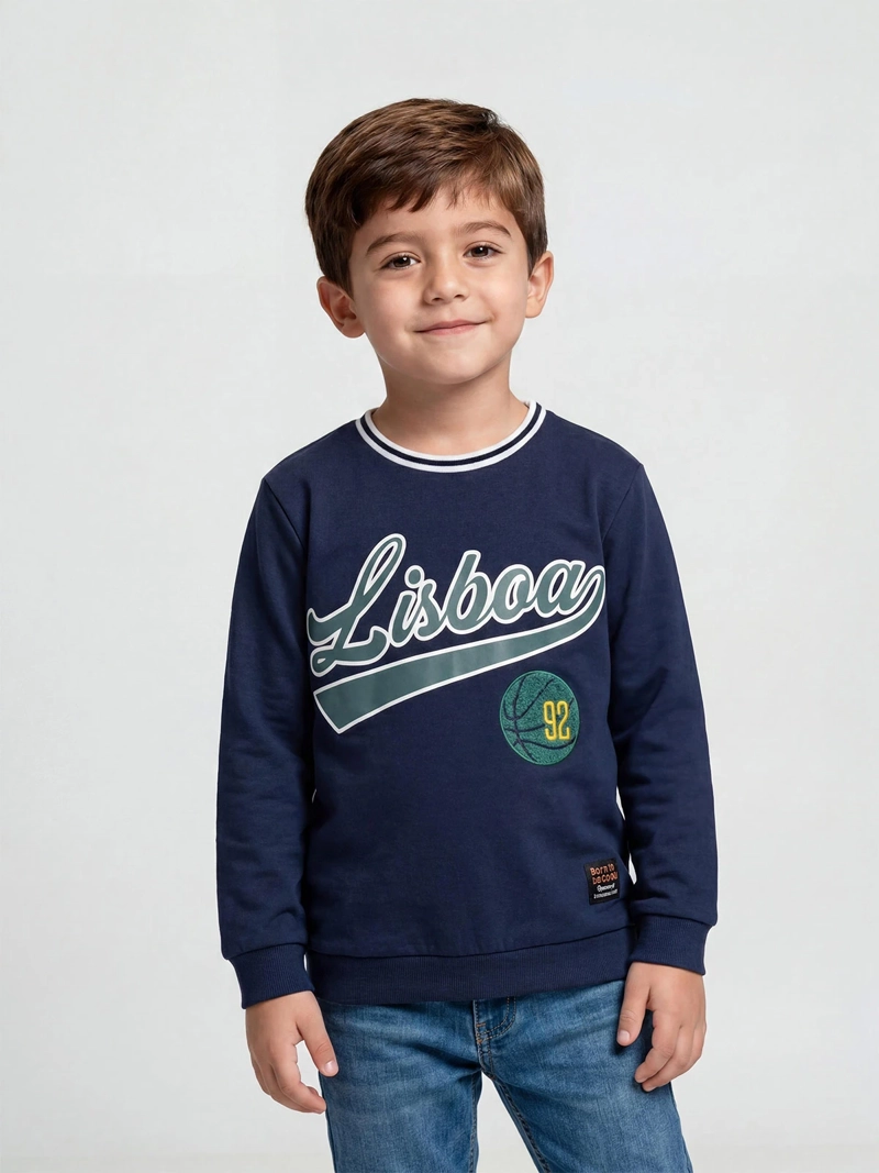 POLERA MANGA LARGA NIÑO HARVEST - 1