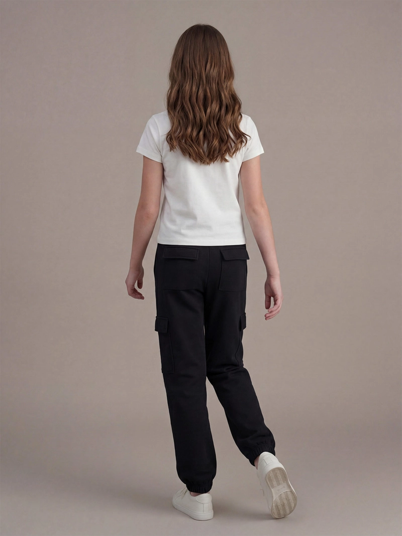 PANTALÓN DE BUZO NIÑA INDEX TEEN CARGO - 2