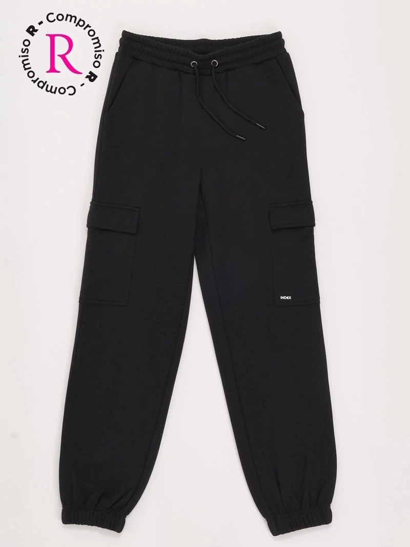 PANTALÓN DE BUZO NIÑA INDEX TEEN CARGO - 3