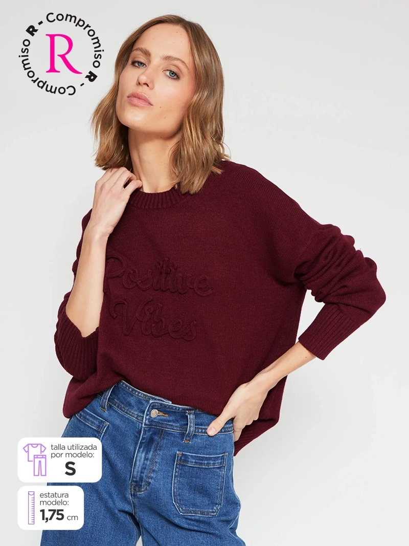 SWEATER MUJER MARQUIS ESTAMPADO - 1