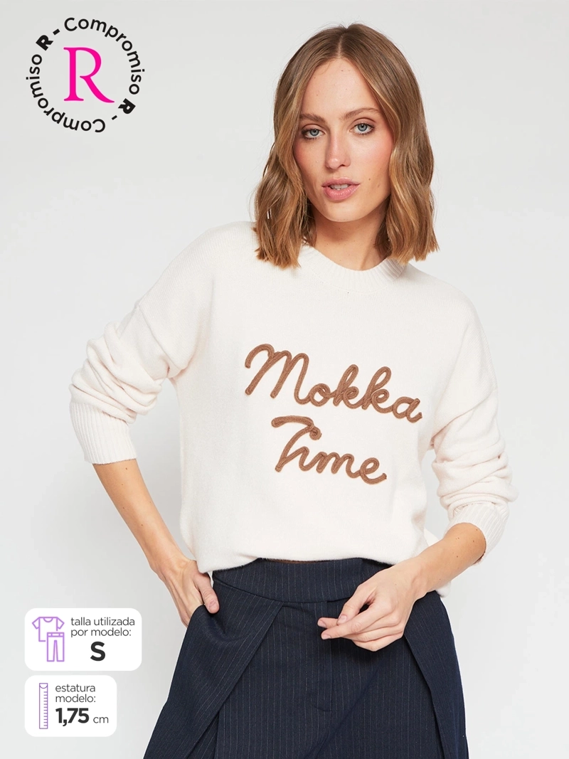 SWEATER MUJER MARQUIS ESTAMPADO - 1