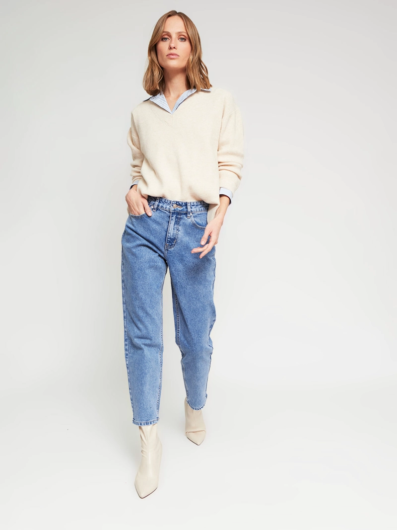 SWEATER MUJER MARQUIS CUELLO EN V - 5