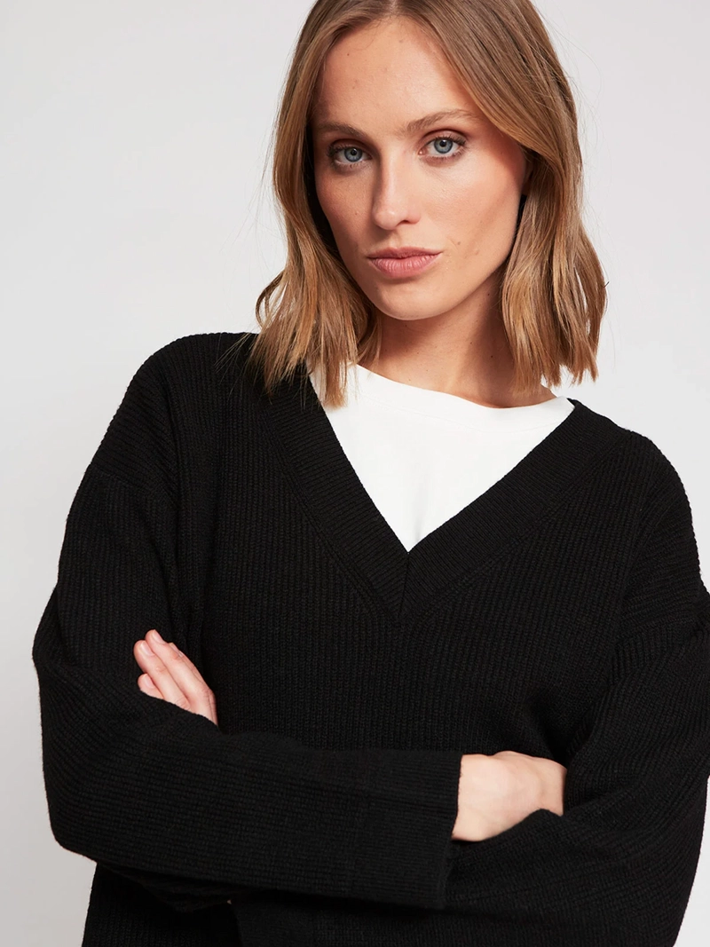 SWEATER MUJER MARQUIS CUELLO EN V - 5