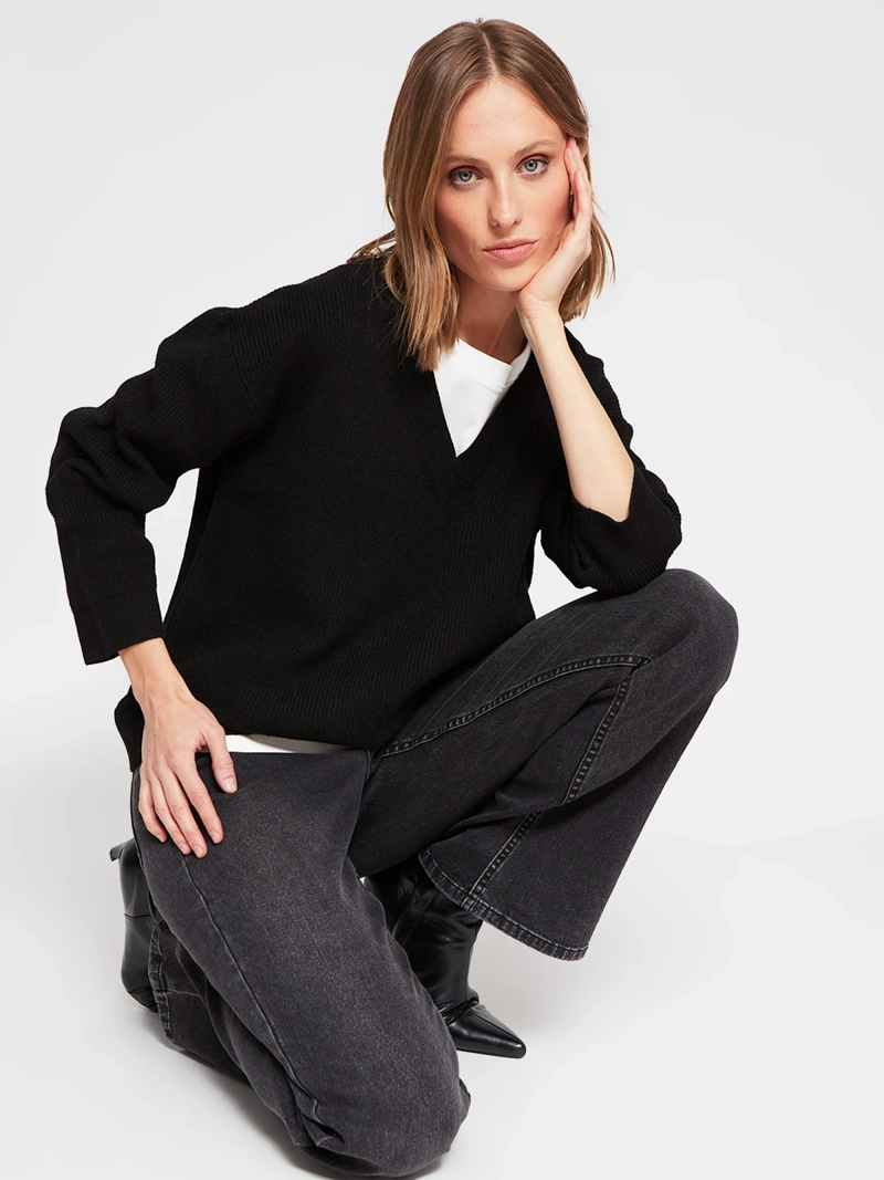 SWEATER MUJER MARQUIS CUELLO EN V - 6