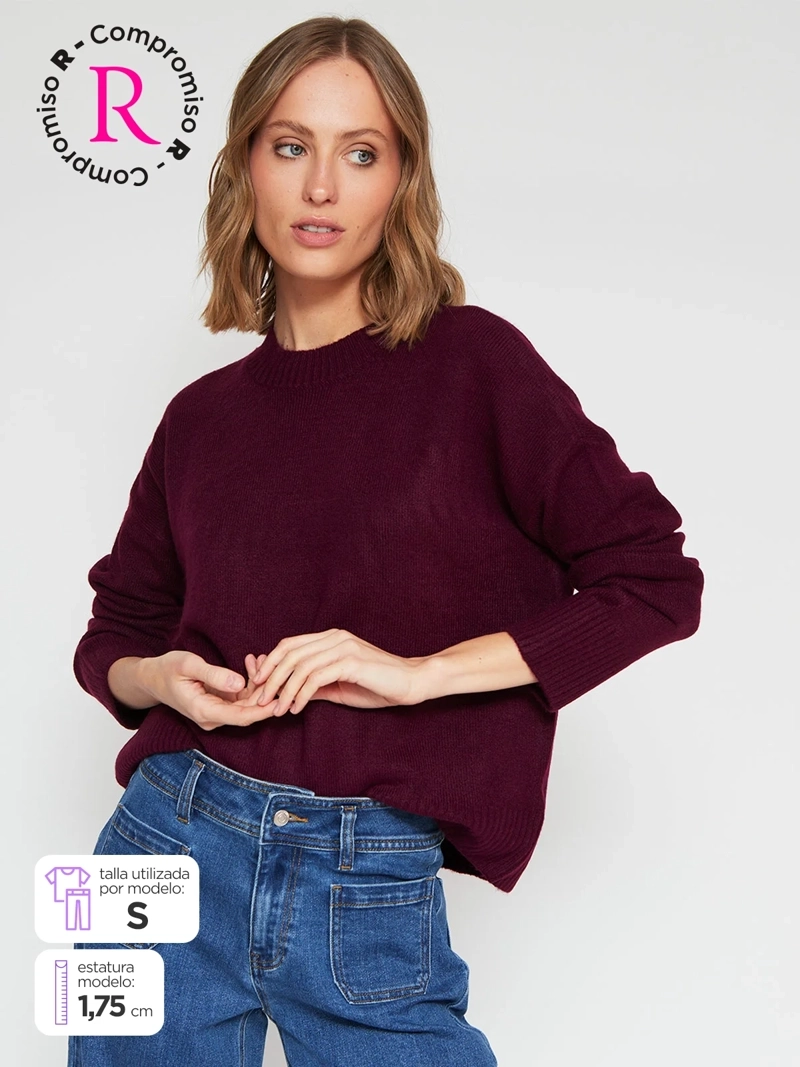 SWEATER MUJER MARQUIS CUELLO REDONDO - 1